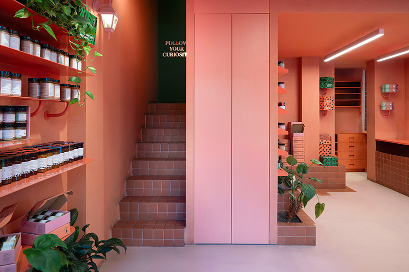 terracotta tiles clad wild souls clean-eating venue&rsquo;s exterior by studiomateriality in athens