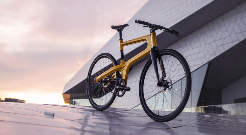 mokumono's locally-produced delta bike takes its cues from the automotive industry