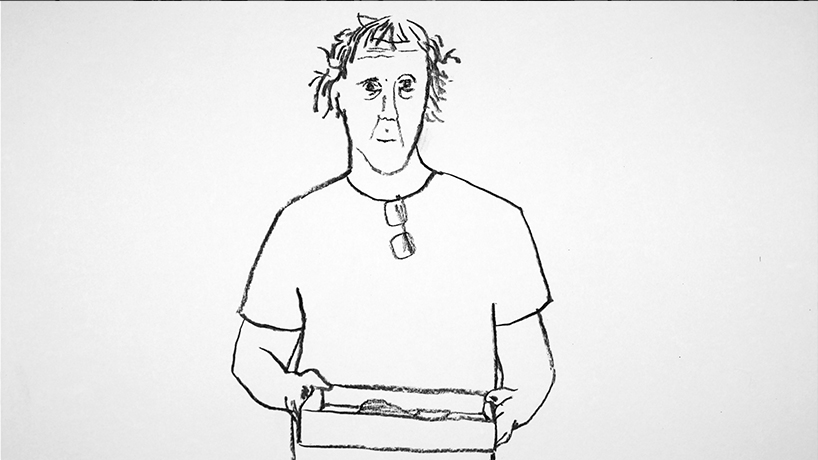 sharon liu pays tribute to the macintosh building fire with sketches made of ash