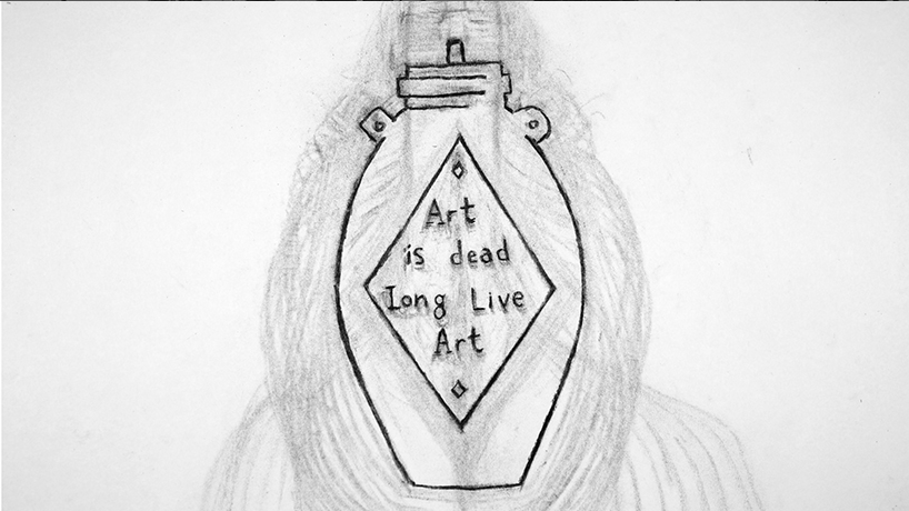 sharon liu pays tribute to the macintosh building fire with sketches made of ash