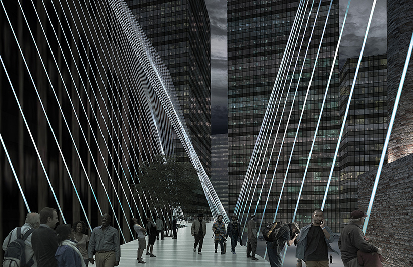 lissoni architettura proposes the ‘high lines’ bridge in new york