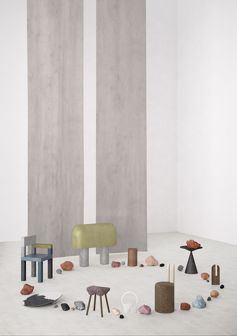 terzo piano explores the aesthetic of neo-primitive design through mood boards and concepts