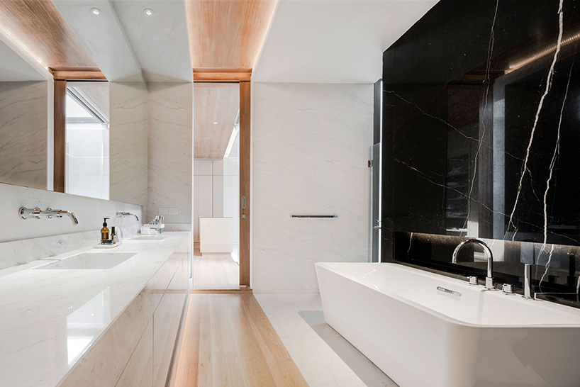 openbox intertwines architecture and landscape with marble house in thailand
