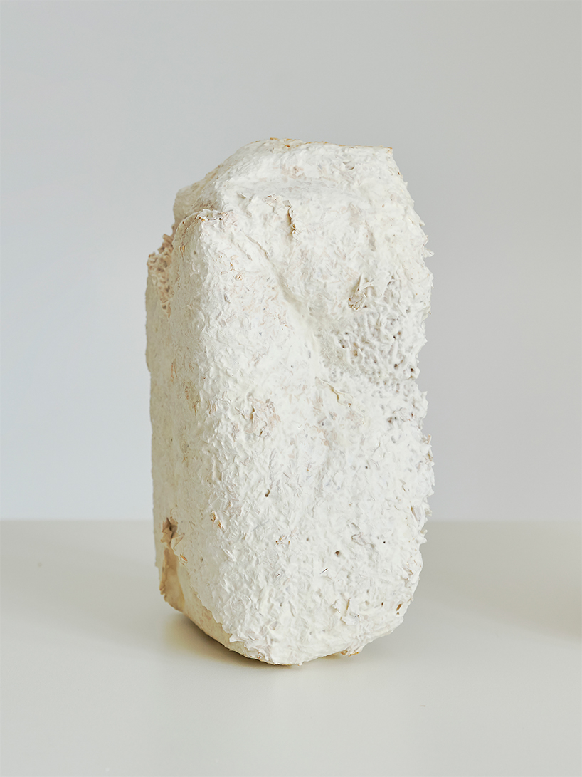 kuo duo creates mushroom mycelium masks to promote biomaterials designboom