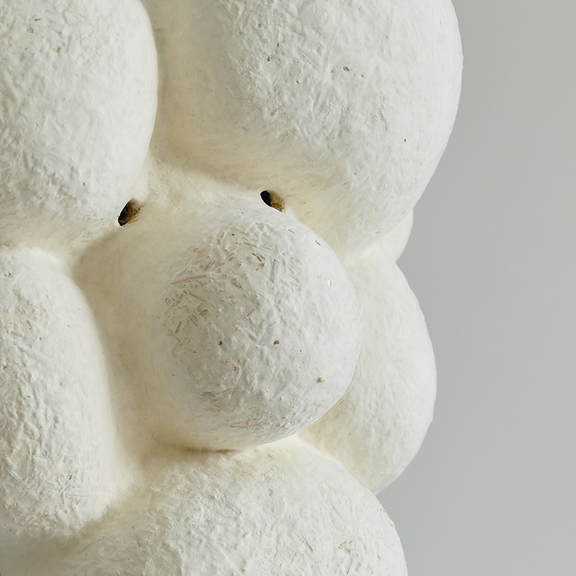 kuo duo creates mushroom mycelium masks to promote biomaterials designboom