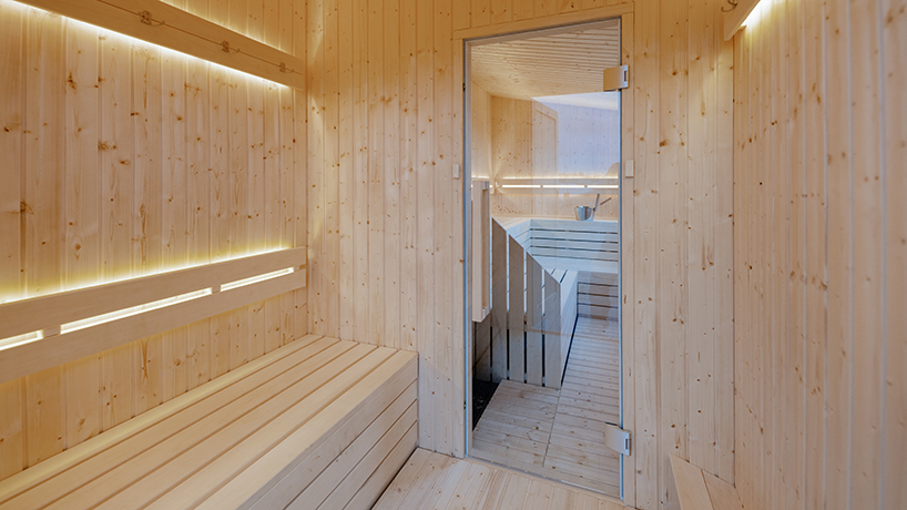 native narrative designs mobile sauna finished with scandinavian wood in denmark