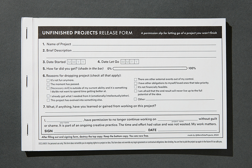 April Soetarman releases a pack of permissions to let go of unfinished creative projects