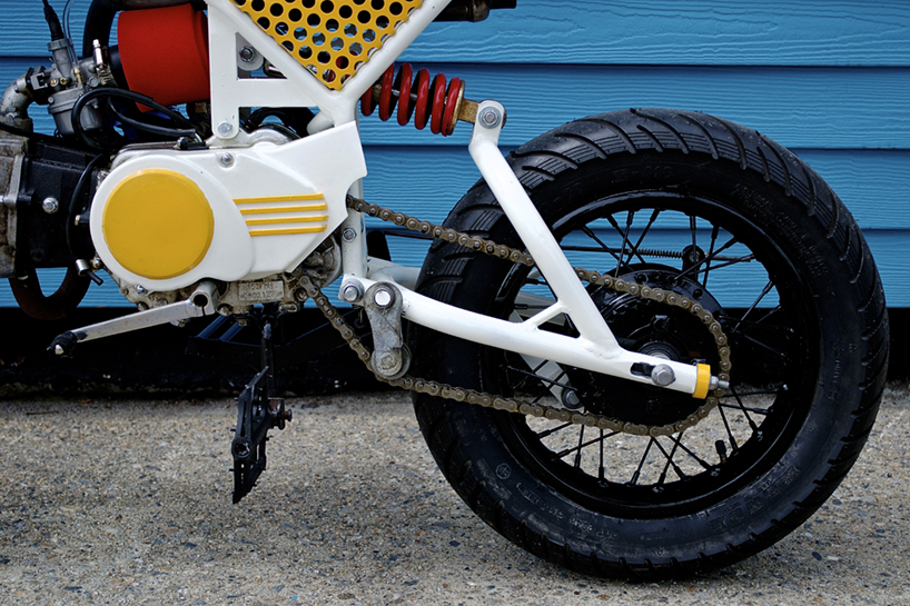 rhode island school of design students create an unconventional 70cc commuter bike