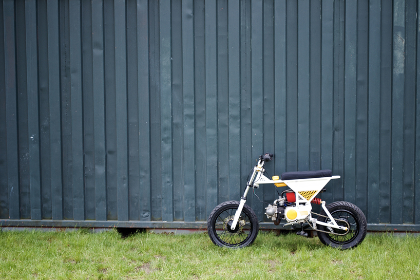 rhode island school of design students create an unconventional 70cc commuter bike
