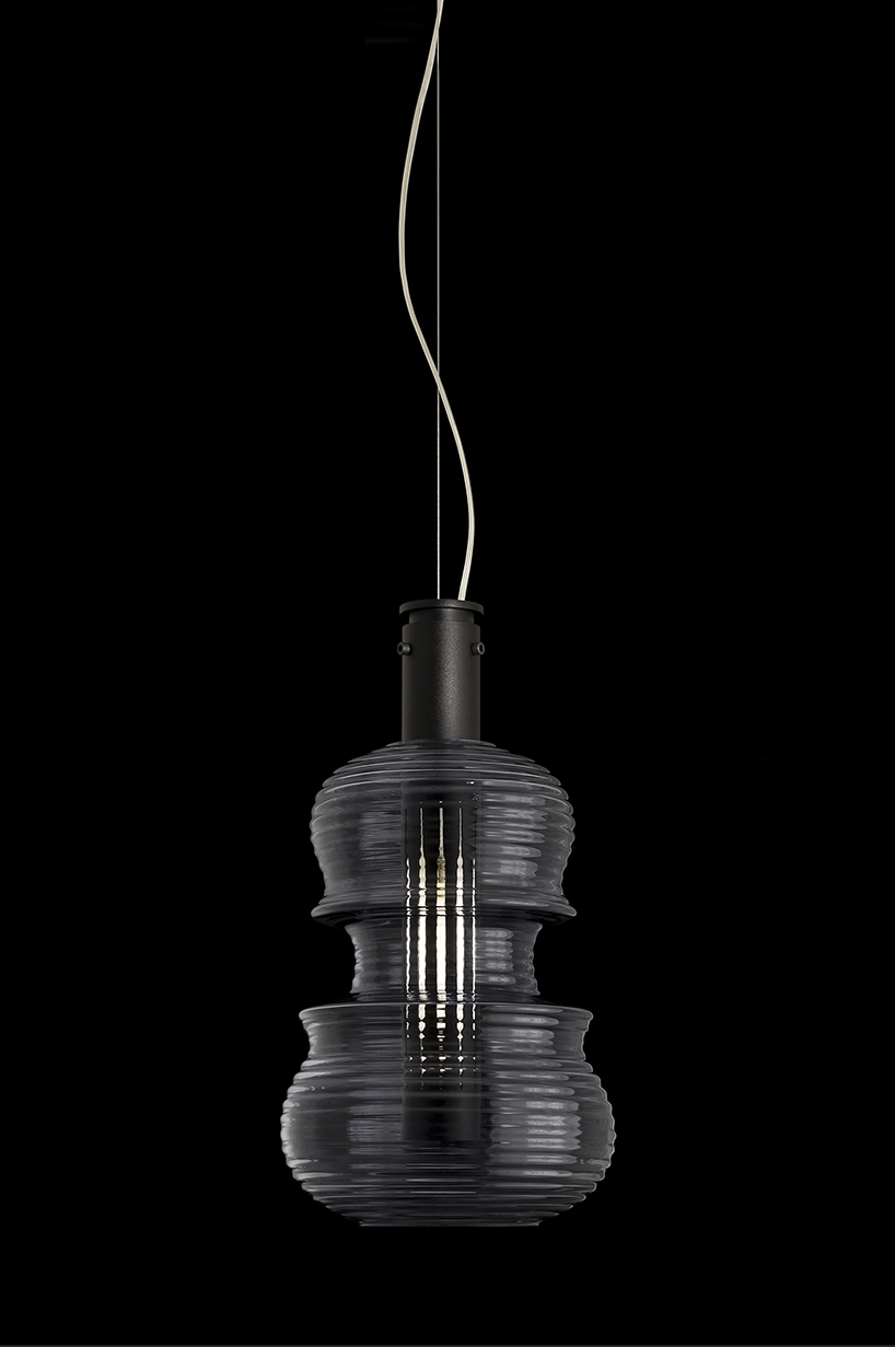 sergi ventura's latest pendant light collection features violins, flowers and birds all plated in 24k gold