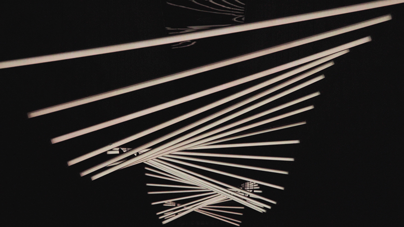 kinetic lighting installation designed by WHYIXD hovers through space and time