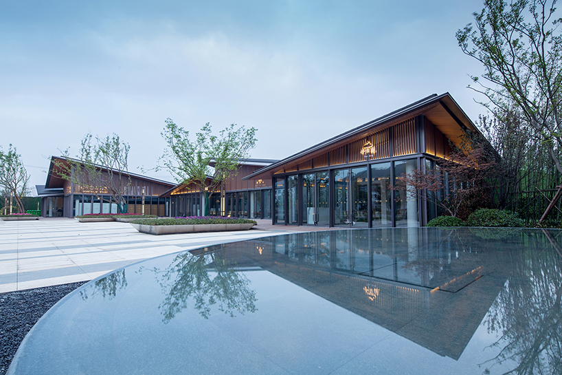 traditional chinese craftsmanship inspires exhibition space by continuation studio