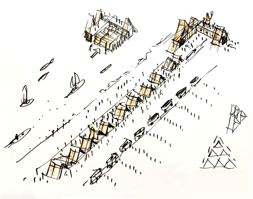 motoelastico designs foldable tents for night market in seoul