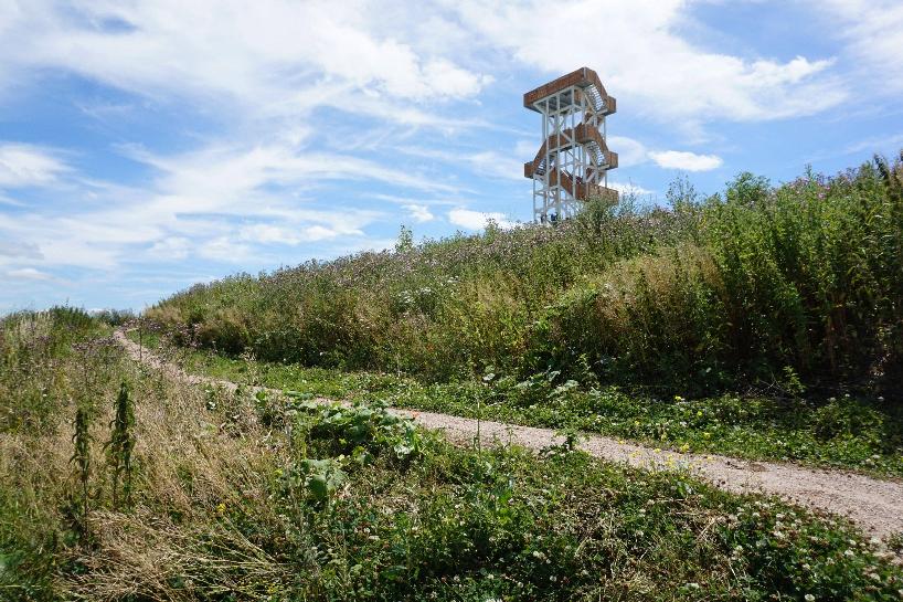 ateliereen architecten's viewing tower hoge bergse bos is a three-dimensional maze