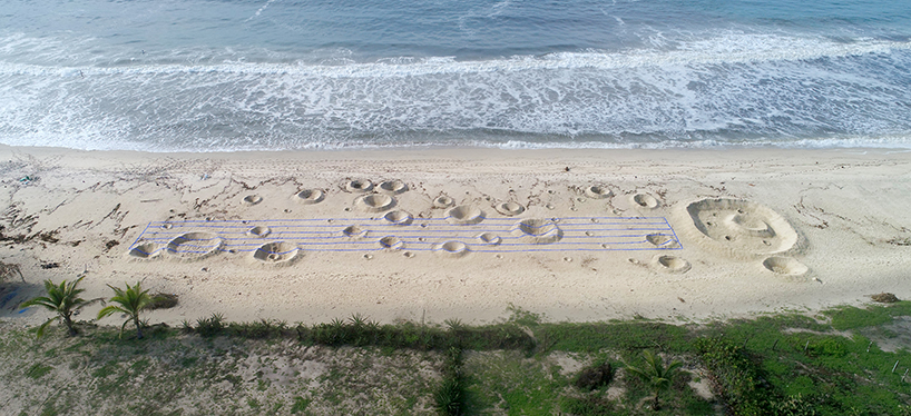 samuel boutruche's beachside moonrace is a running competition on a lunar reconstruction