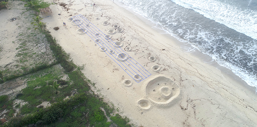 samuel boutruche's beachside moonrace is a running competition on a lunar reconstruction