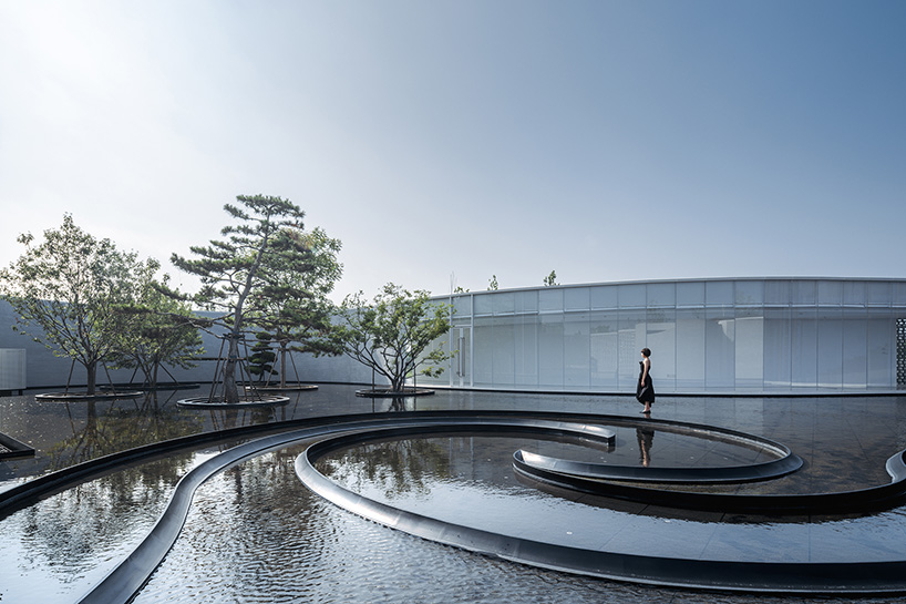 wutopia lab's monologue art museum in china offers an escape from worldly distractions