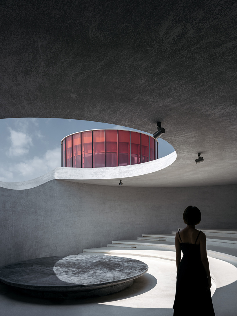 wutopia lab's monologue art museum in china offers an escape from worldly distractions
