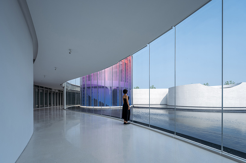 wutopia lab's monologue art museum in china offers an escape from worldly distractions