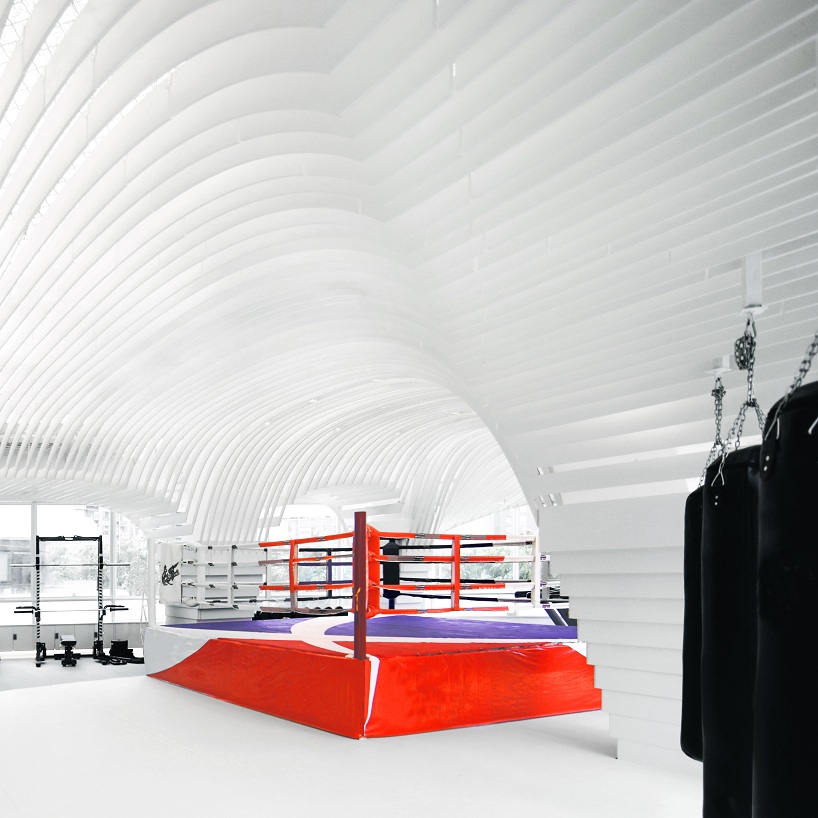 bwao designs a state-of-the-art muay thai studio within zaha hadid's wangjing SOHO complex
