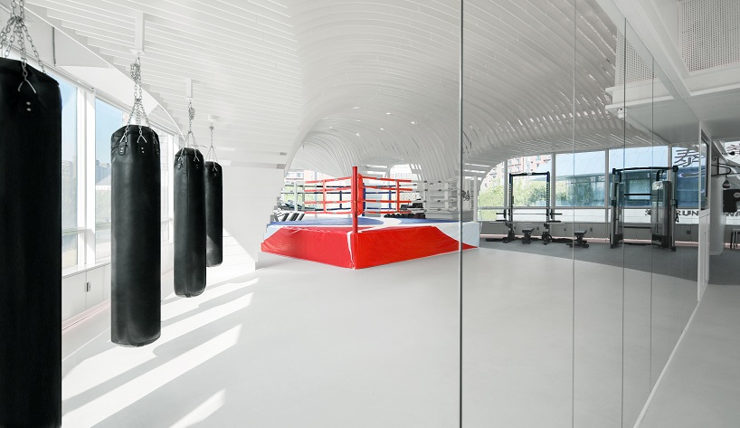 bwao designs a state-of-the-art muay thai studio within zaha hadid's wangjing SOHO complex