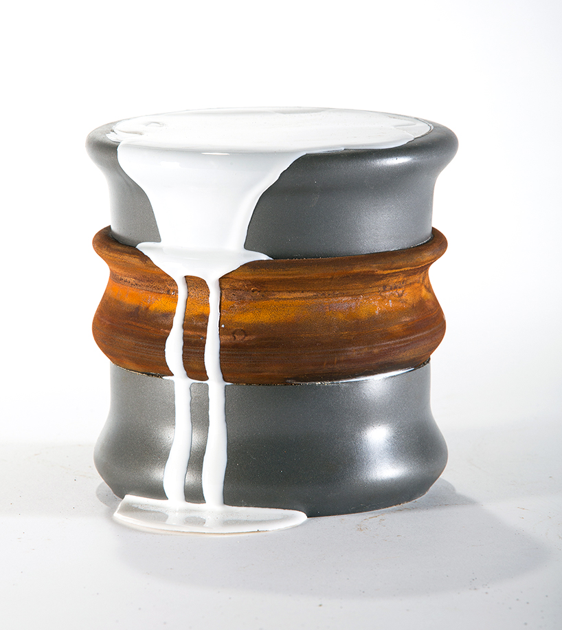 yotam sion's student project is a vase collection that erodes over time