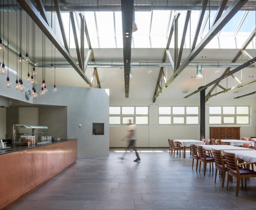 EVA transforms old printing house into multifunctional building in the netherlands