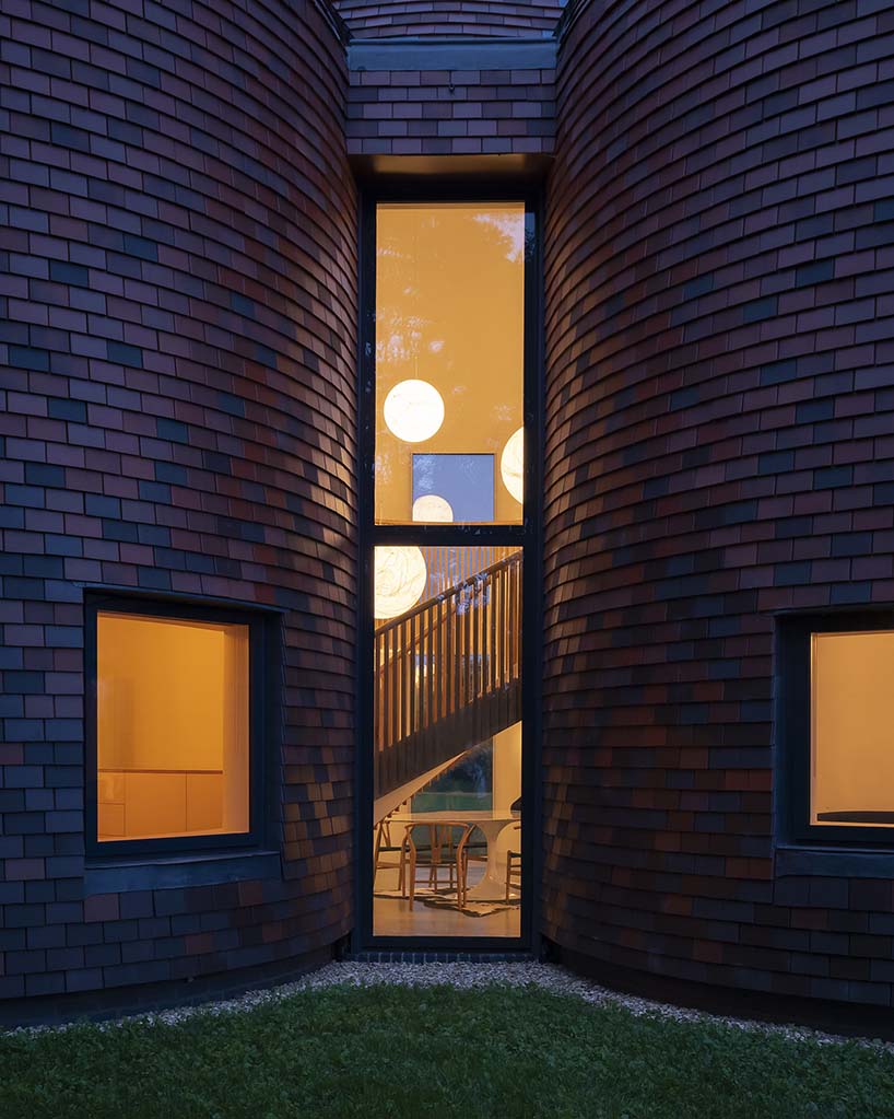 acme creates a contemporary oast house amid the rolling landscape of kent, england designboom