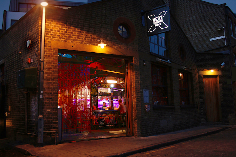 shed studio transforms abandoned train carriage into MEATliquor restaurant