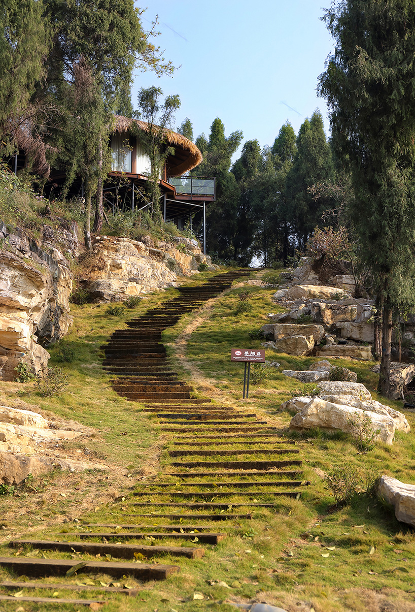 fan life designs first forest RV park in china with scattered cabins in the mountains