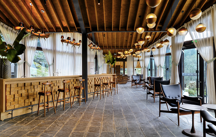 fan life designs first forest RV park in china with scattered cabins in the mountains