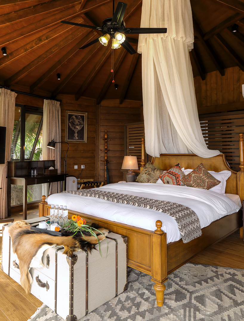 fan life designs first forest RV park in china with scattered cabins in the mountains