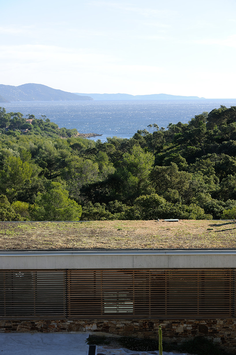 aum's stone and concrete la mira ra house in france offers intimate sea views