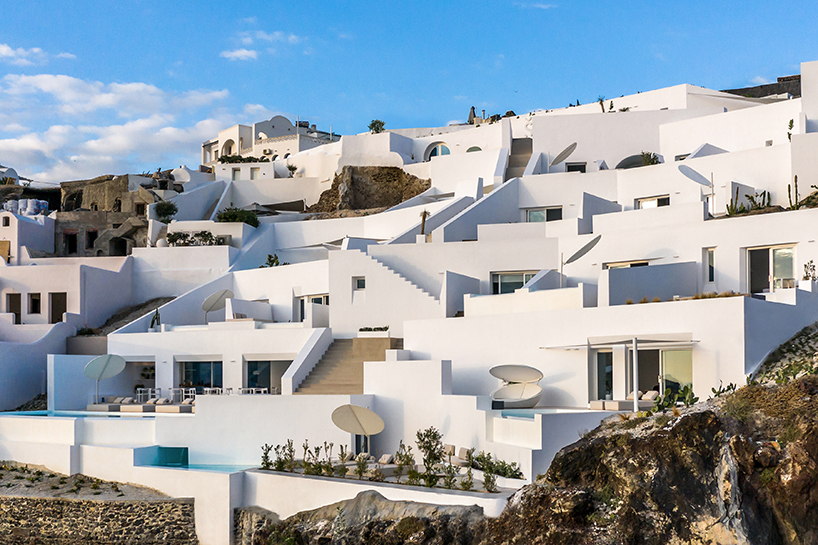 Santorini, Greece Narrow streets, Cyclades architecture hotels