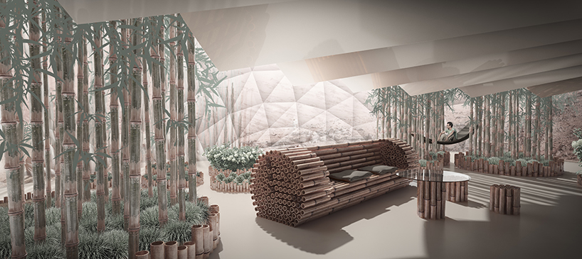 'new home' habitat proposes an easy-to-construct, comfortable living solution on mars