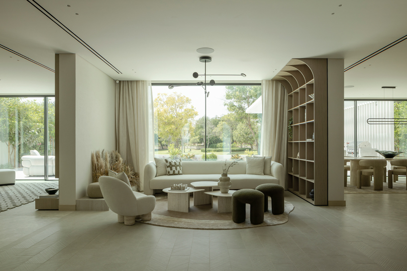 travertine, timber, and desert-toned textures shape groundeddesign’s villa limni in dubai - 4