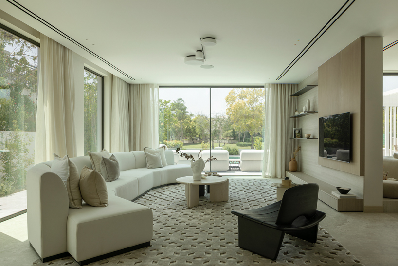 travertine, timber, and desert-toned textures shape groundeddesign’s villa limni in dubai - 9