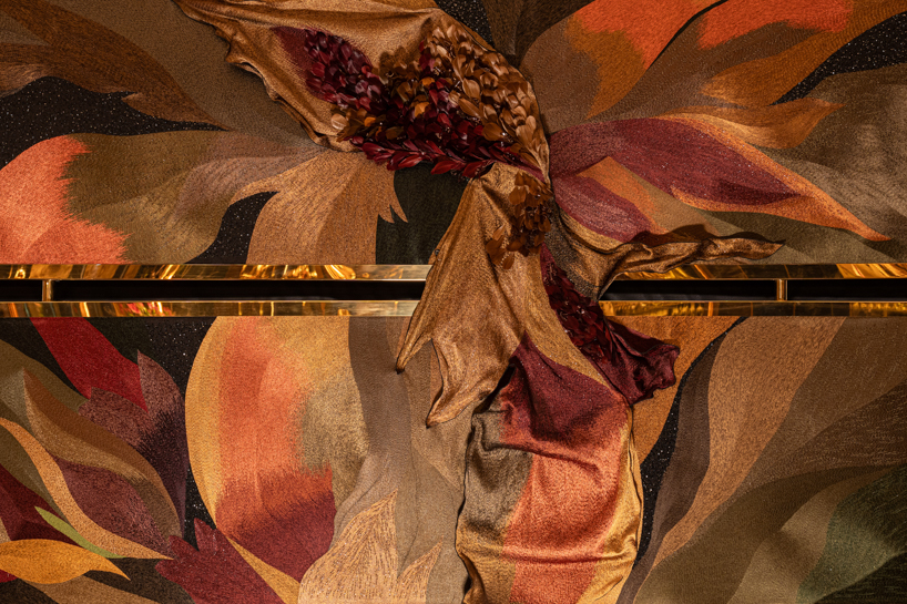a portrait of isabel dbm paints with brass silk and gold 1