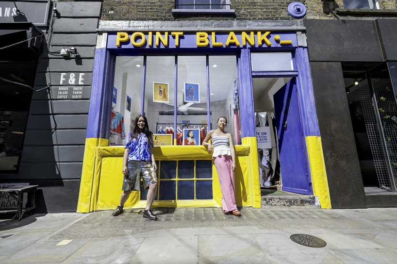 point blank's london pop-up shop gets poolside makeover