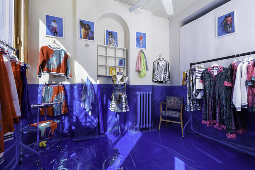 point blank's london pop-up shop gets poolside makeover