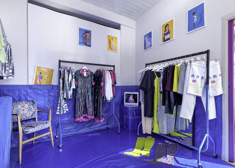 point blank's london pop-up shop gets poolside makeover