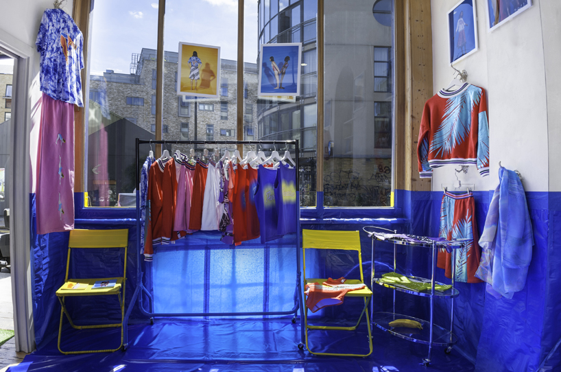 point blank's london pop-up shop gets poolside makeover