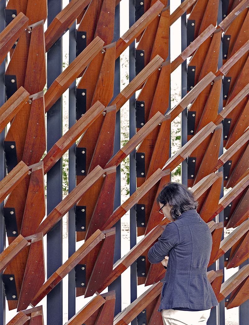 soft architecture lab's wood museum is rooted within scenic korean forest