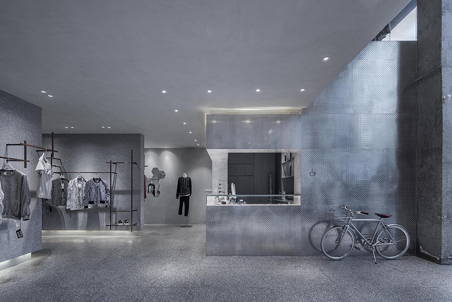 circle studio shanghai's grey fashion gallery delivers a gentle ...