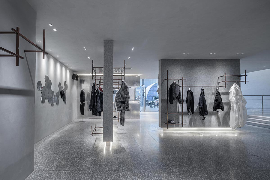 circle studio shanghai's grey fashion gallery delivers a gentle environment in guiyang