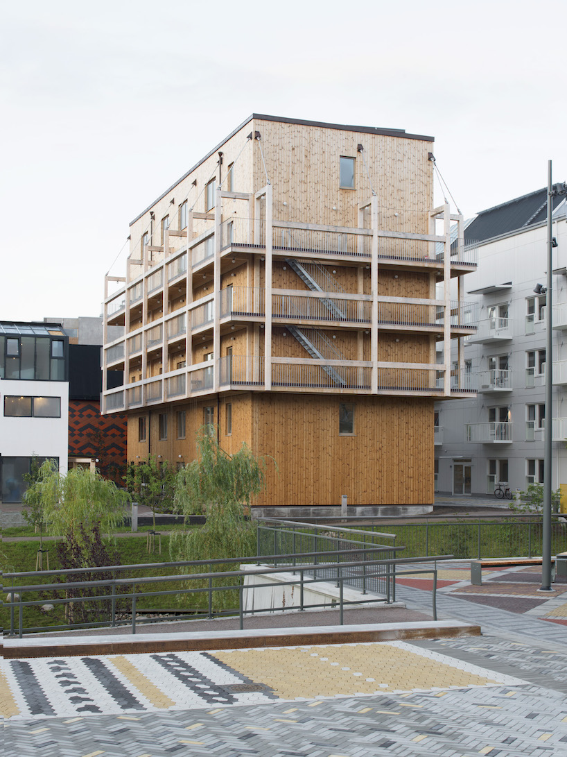 wooden box house