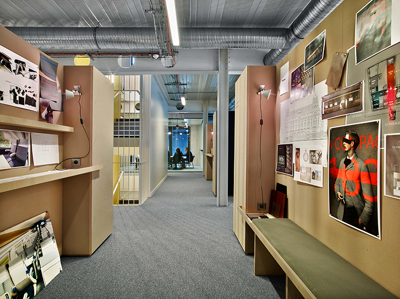 saguez + partners' reinvented headquarters in paris is a workspace for students and clients