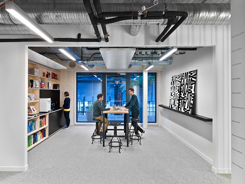 saguez + partners' reinvented headquarters in paris is a workspace for students and clients