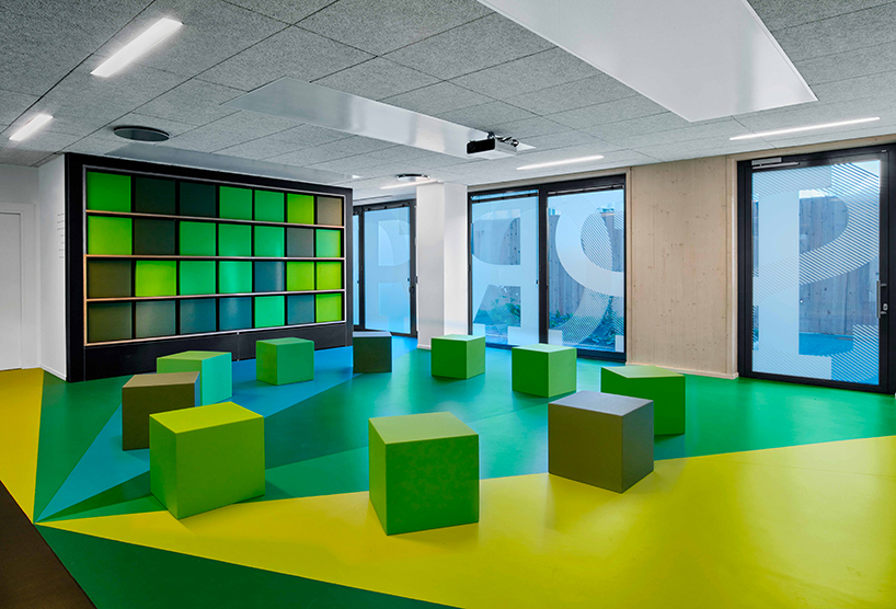 saguez + partners' reinvented headquarters in paris is a workspace for students and clients