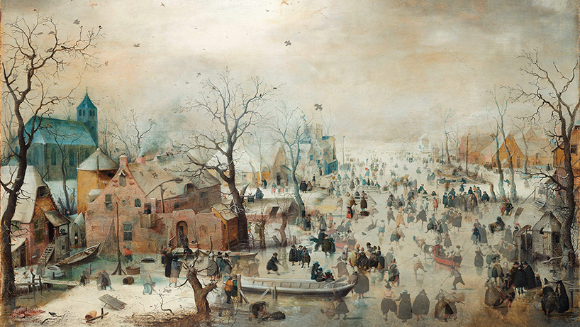hendrick avercamp's 17th century painting is brought to life in stop motion animation designboom